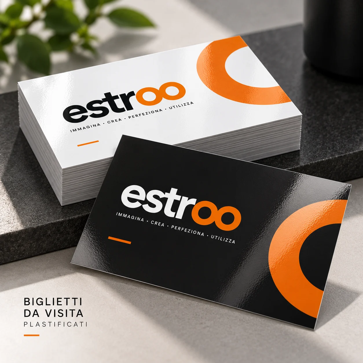 Biglietti da visita plastificati